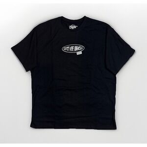 Eighty Eight City Of Angels Short Sleeve Embroidered Tee Mens Large Loose Fit